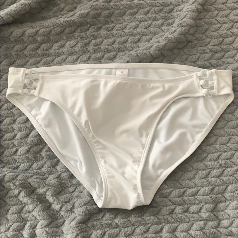 White bathing suit bottoms